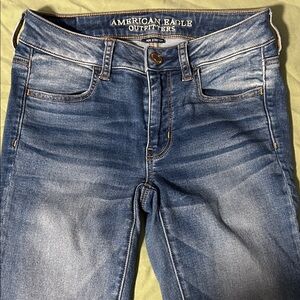 American Eagle Outfitters Women's Classic Blue Skinny Jeans